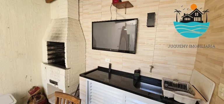 Imagem Apartamento a venda em Juquehy - 80 metros da praia, piscina, sauna, churrasqueira, 2 dorm. sendo 1 suíte 68m² de área útil | Juquehy Imobiliária
