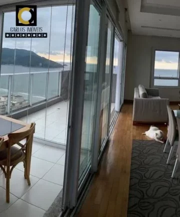 Imagem Lindo Apartamento Vista Mar 235m², Embaré, Santos
