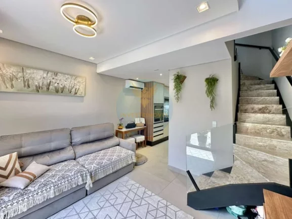 Imagem Loft triplex moderno, 169m², 2 suítes, varanda gourmet