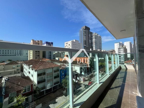 Imagem Apartamento com 3 dormitórios à venda, 167 m² por R$ 1.190.000,00 - Gonzaga - Santos/SP