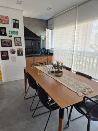 Imagem Apartamento com 95m² de área útil, com 2 dormitórios, sendo 1 suíte, banheiro social, sala inte...