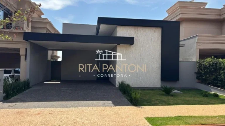 Imagem Casa Condominio - Ribeirão Preto - Condomínio Quinta dos Ventos - Região Sul