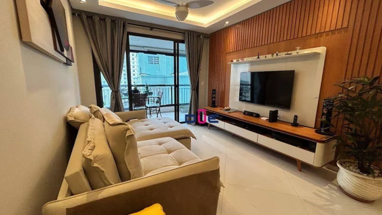 Imagem Apartamento com 2 dormitórios à venda, 86 m² por R$ 1.100.000 - José Menino - Santos/SP
