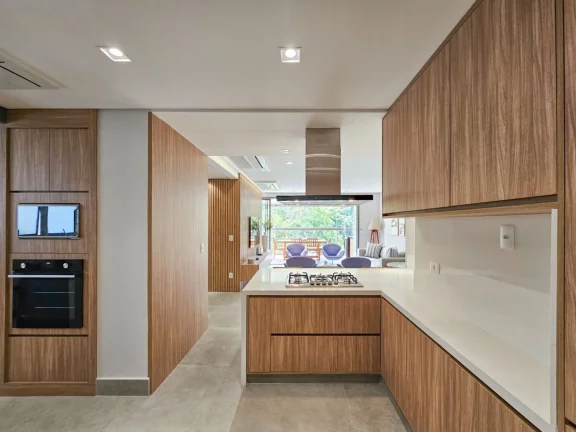 Imagem Apartamento de Luxo à Venda em Riviera de São Lourenço Módulo 07: 4 Quartos, 3 Suítes, 3 Salas, Varanda Gourmet, Lazer Completo!