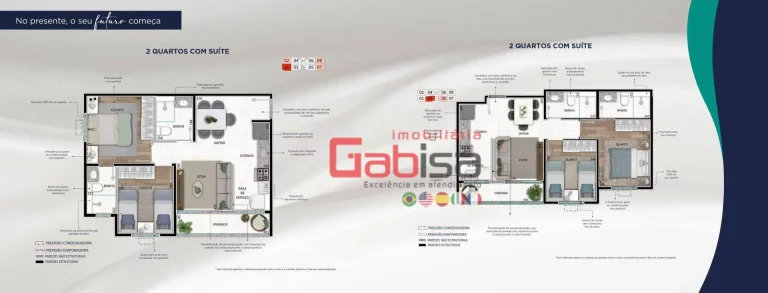 Imagem Apartamento com 2 dormitórios à venda, 49 m² por R$ 279.900,00 - Baixo Grande - São Pedro da Aldeia/RJ