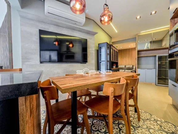 Imagem Apartamento Pé na areia à Venda no Edifício Blue Waves, com 3 dormitórios 1 suíte 87m² - Riviera de São Lourenço - Bertioga SP