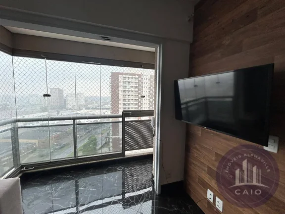 Imagem Apartamento Mobiliado com 53 m², 1 dormitório a venda - Alphaville/SP