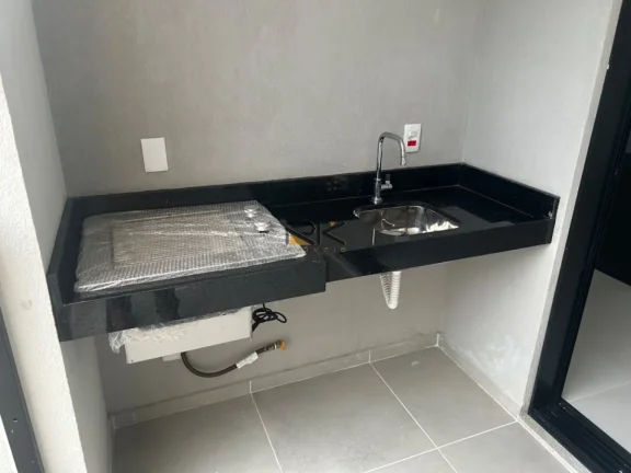 Imagem Apartamento com Sala 2 ambientes, cozinha, varanda gourmet com churrasqueira elétrica,2 dormitórios sendo 1 suíte