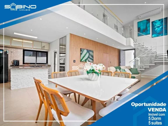 Imagem Oportunidade na Riviera, casa à venda e Locação anual, com 5 dormitórios 5 suítes 337m² de área útil
