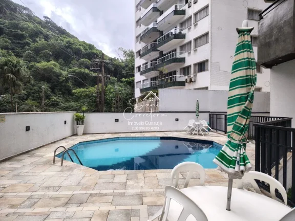 Imagem Apartamento à venda em Guarujá-SP, Morro do Maluf: 3 quartos, 1 suíte, 2 salas, 3 banheiros, 2 vagas de garagem, 126m².