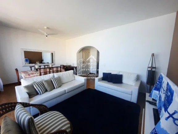Imagem Apartamento à venda em Guarujá-SP, Pitangueiras: 3 quartos, 2 salas, 3 banheiros, 170m² de área.
