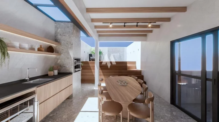 Imagem Casa Sobreposta Alta com piscina no Embaré em Santos