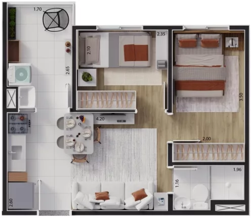 Imagem APARTAMENTO RESIDENCIAL em São Paulo - SP, Guaianases