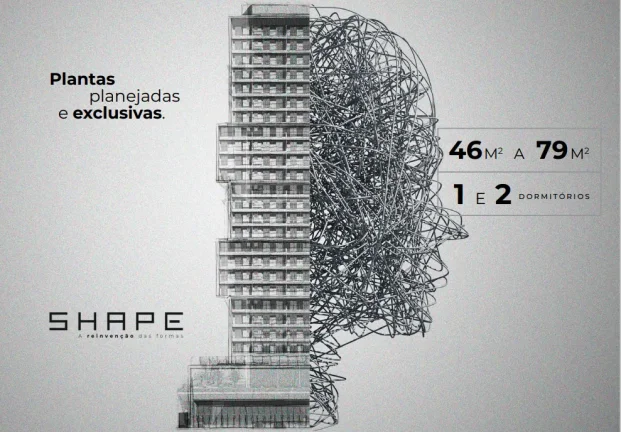 Imagem SHAPE Aptos. de 46 a 79m² ALPHAVILLE