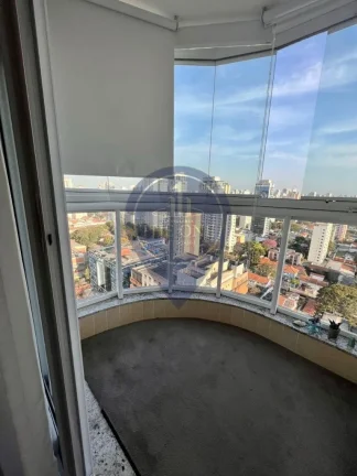 Imagem Apartamento luxuoso para locação na Vila Olímpia: 3 quartos, 2 suítes, 2 salas e 3 vagas de garagem!