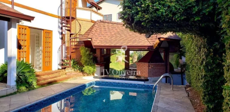 Imagem Sobrado com 4 dormitórios para alugar, 420 m² por R$ 15.000,00/mês - Alphaville 03 - Santana de Parnaíba/SP