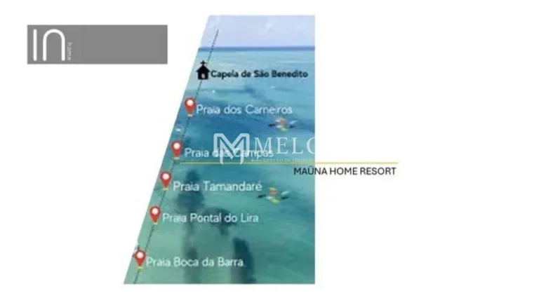 Imagem Apartamento à venda com 38,50 m²- 2 quartos, em Praia de Campas - Tamandaré - PE - UM DOS MAIS ENCANTADORES DESTINOS DO NORDESTE DO PAÍS!..