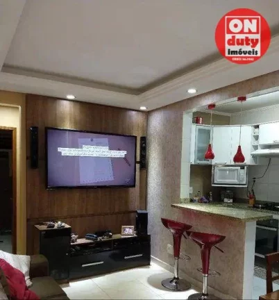 Imagem Apartamento com 1 dormitório à venda, 42 m² por R$ 268.000 - Centro - São Vicente