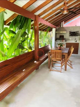 Imagem CASA EM CAMBURIZINHO COM 3 SUITES +2 QUARTO SALA DE ESTAR ,SALA DE JANTAR VARANDA C/ AREA GOURMET, 3 VAGAS, 350 METROS DA PRAIA