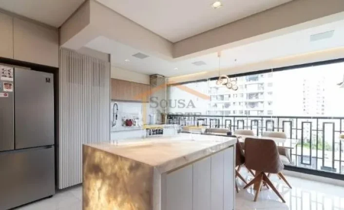 Imagem Apartamento com 70 m² de área útil, composto por 2 dormitórios, sendo 1 suíte, e 2 banheiros. D...