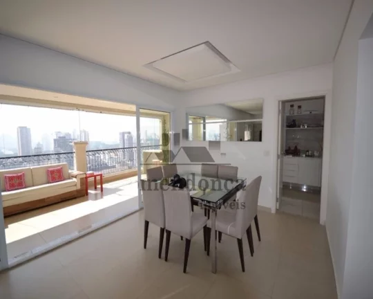 Imagem Apartamento em alto padrão em Perdizes, com amplo terraço gourmet envidraçado, 3 suítes totalmen...