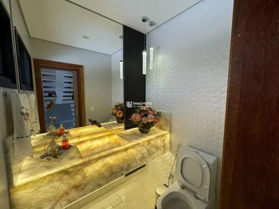 Imagem Sobrado com 3 dormitórios à venda, 218 m² por R$ 2.250.000,00 - Residencial Villa D'Aquila - Piracicaba/SP