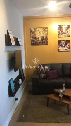 Imagem Flat disponível para venda no Condomínio Edifício Espaço Alpha, com 56m², 2 dormitórios e 1 vaga de garagem