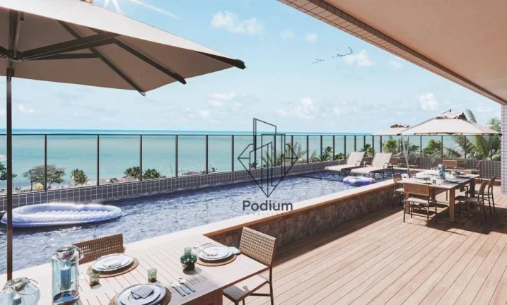 Imagem Apartamentos com varanda / sacada a 160m da praia do Poço em Cabedelo - AP2022