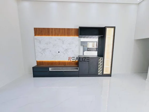 Imagem Casa moderna com piscina e 3 suítes à venda, 151 m² por R$ 1.290.000 - Condomínio Fechado - Indaiatuba/SP