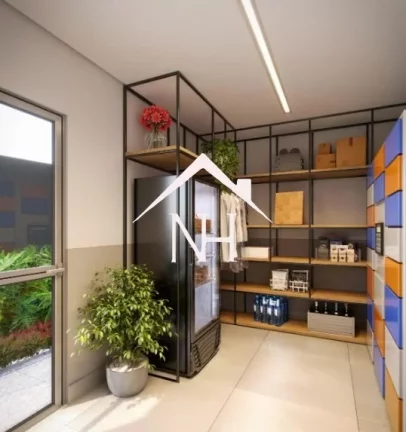 Imagem studio de 33m c/ dormitório e varanda, bicicletário,lavanderia,fitness,epaço gourmet,coworking,pet place,churrasqueira,piscina,deck,solarium,bar,spa