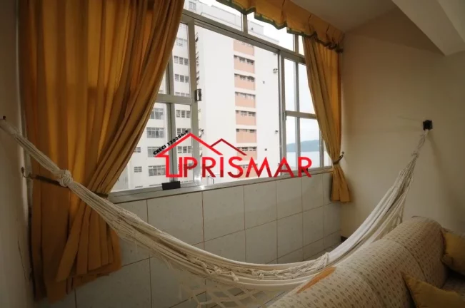 Imagem Edificio frente ao mar. Vendo 3 dormitórios, 1 suite 1 vaga Gonzaga