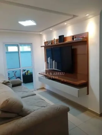 Imagem Apartamento Garden 53 + 30m² de Quintal, 2 Dormitórios, 1 Banheiro, 2 VAGAS, móveis planejados na cozinha, banheiro e Q. casal, Quintal coberto (retrátil), Baixo condomínio 170 no Vila Vitória, Mauá-SP