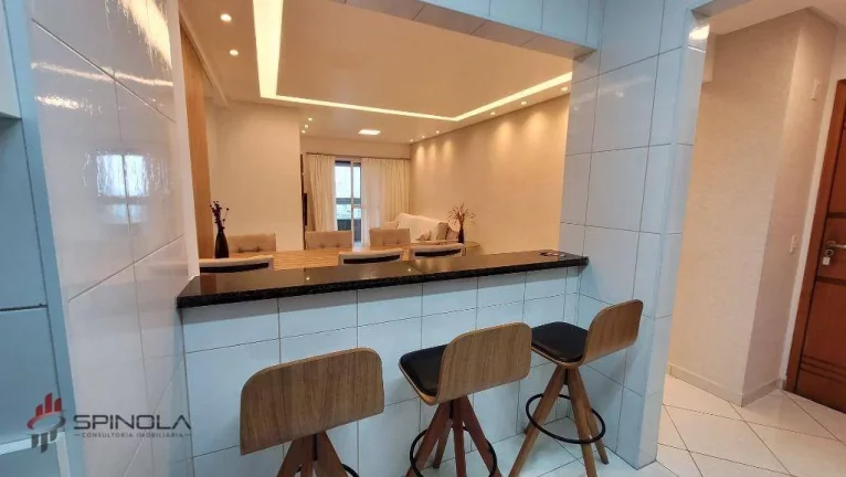 Imagem Apartamento com 2 dormitórios à venda, 83 m² por R$ 595.000,00 - Ocian - Praia Grande/SP