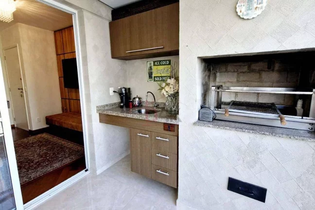 Imagem Apartamento 95m² no Brooklin: Varanda Gourmet e 3 Quartos