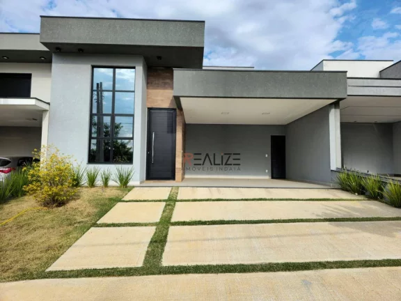 Imagem Casa moderna com 3 suítes à venda, 162 m² por R$ 1.450.000 - Condomínio Jardins Di Roma - Indaiatuba/SP
