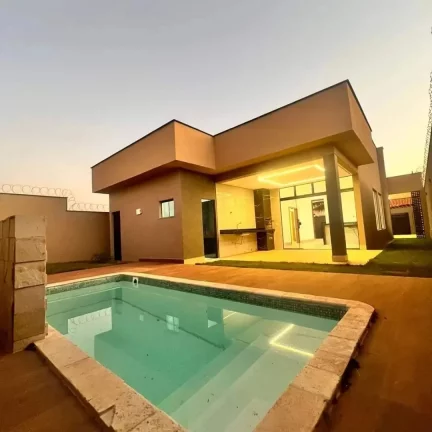 Imagem Casa 3 Quartos Sendo 2 Suites Sozinha No Lote Em Senador Canedo