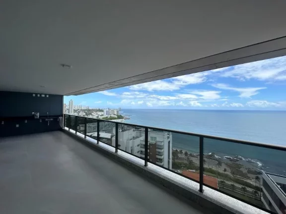 Imagem A 5ª Avenida Imóveis selecionou essa exclusiva unidade de Repasse, no Morro Ipiranga Residence: 4 suítes, andar altíssimo, melhor prumada vista mar