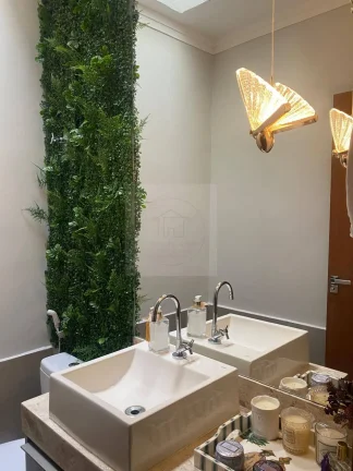 Imagem Casa de condomínio Valencia, à venda em Ribeirão Preto, com 3 quartos, 270m2, energia fotovoltaica, piscina com aq solar