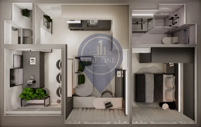 Imagem Apartamento de luxo em Pinheiros, São Paulo-SP: 1 quarto, 1 suite, 35m² para venda ou locação!