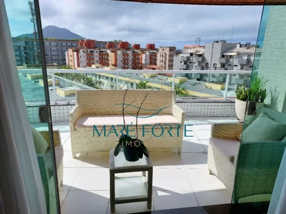 Imagem COBERTURA DECORADA COM VISTA PARA O MAR