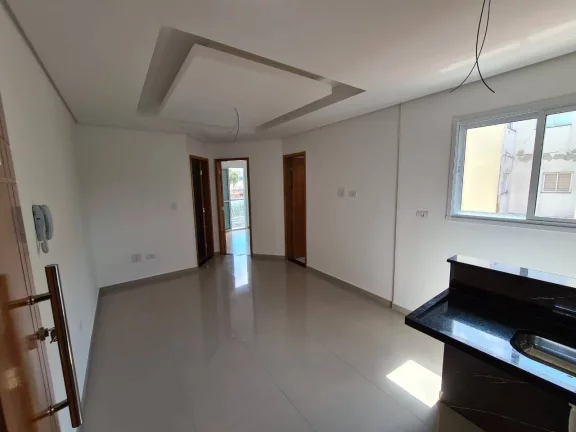 Imagem Cobertura com 2 dormitórios à venda, 88 m² por R$ 375.000,00 - Vila Tibiriçá - Santo André/SP