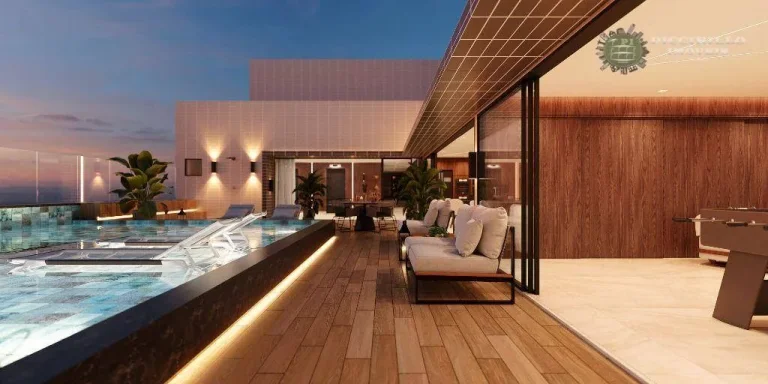 Imagem Apartamento com 2 dormitórios à venda, 73 m² por R$ 612.150,00 - Canto do Forte - Praia Grande/SP
