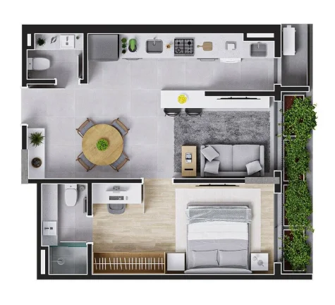 Imagem Apartamento 3 Dormitórios para venda em Florianópolis - SC