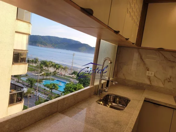Imagem Apartamento com 2 dormitórios à venda, 85 m² por R$ 1.350.000,00 - Aparecida - Santos/SP