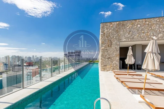 Imagem Studio Moderno à Venda ou Locação em Santo Amaro, São Paulo-SP: 1 Quarto, 1 Banheiro, 24,00 m² de Área.
