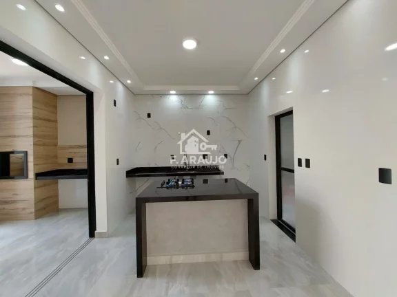 Imagem Casa em condomínio fechado à em Sorocaba-SP! Casa nova com 3 suítes e área gourmet