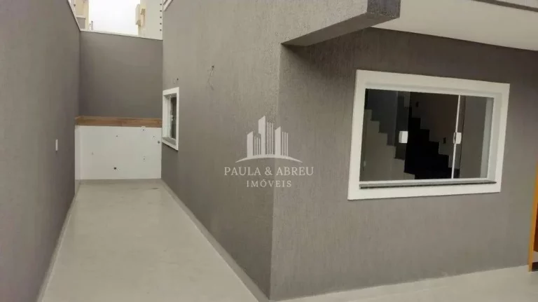 Imagem Sobrado NOVO, 72m² terreno, 3 Dormitórios, 1 Suíte, Quintal, 2 Vagas, Fino Acabamento, Vila Lucinda, Santo André
