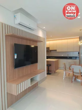 Imagem Apartamento mobiliado com 2 dormitórios à venda, 75 m² por R$ 1.250.000 - José Menino - Santos/SP