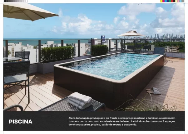 Imagem Apartamento com 3 dormitórios à venda, 67 m² por R$ 534.784 - Intermares - Cabedelo/PB