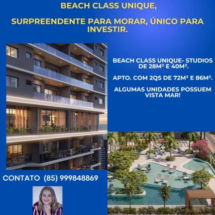 Imagem Apartamento para Venda em Fortaleza, Meireles, 2 dormitórios, 1 suíte, 2 banheiros, 2 vagas